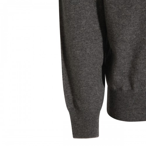 GREY CASHMERE KNITWEAR