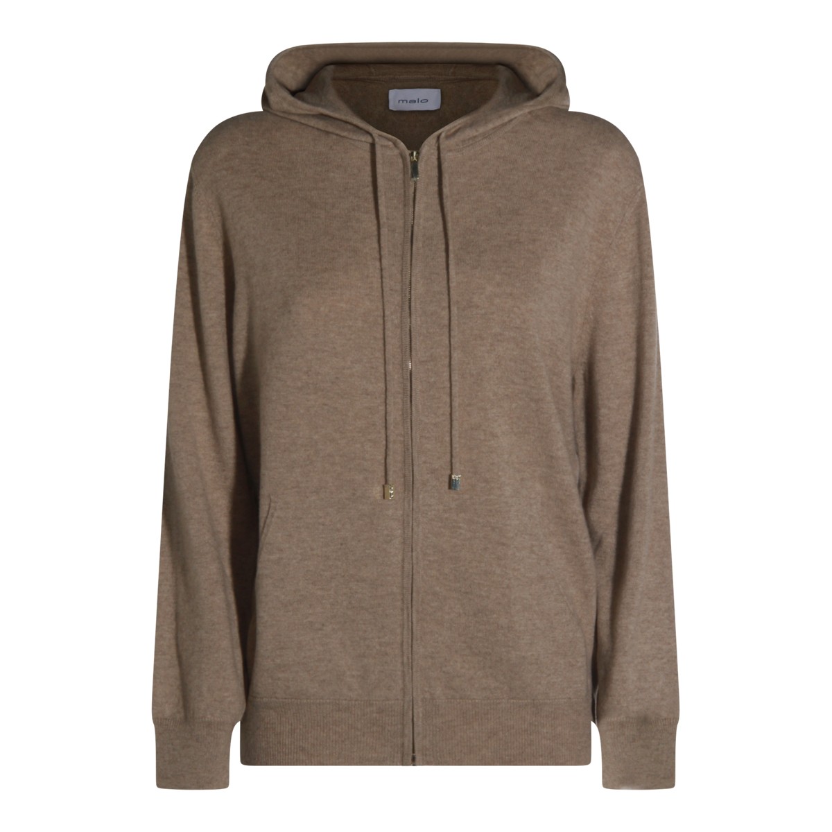 BROWN COTTON KNITWEAR