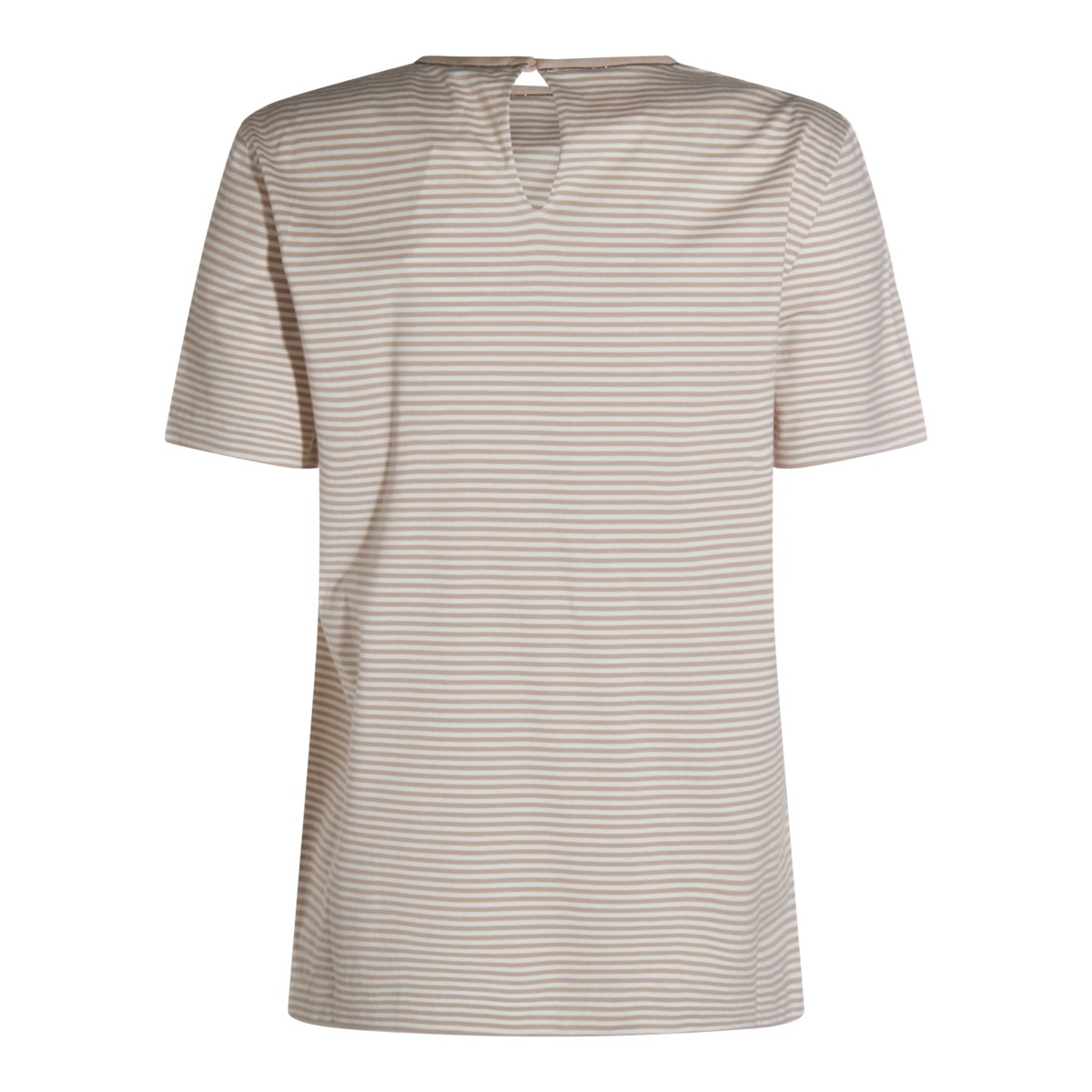 BEIGE COTTON T-SHIRT