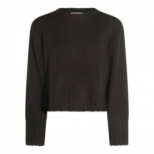 GREEN WOOL KNITWEAR