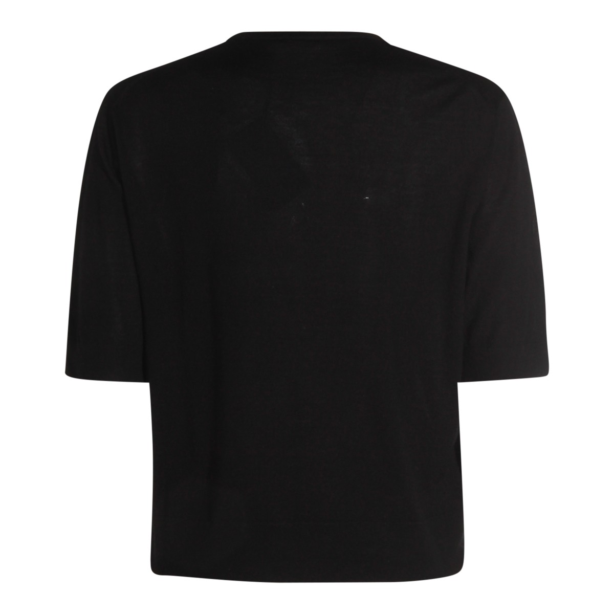 BLACK COTTON KNITWEAR BLACK COTTON KNITWEAR