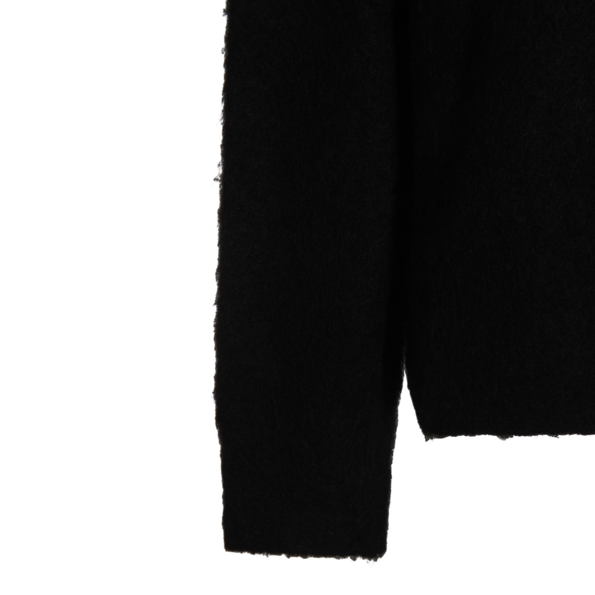 BLACK WOOL KNITWEAR
