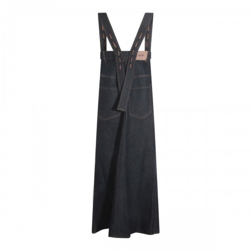 BLUE COTTON JANE SKIRT