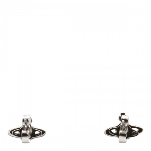SILVER METAL EARRINGS