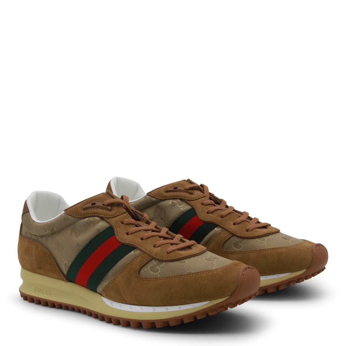 BROWN LEATHER RE-MOTION SNEAKERS BROWN LEATHER RE-MOTION SNEAKERS