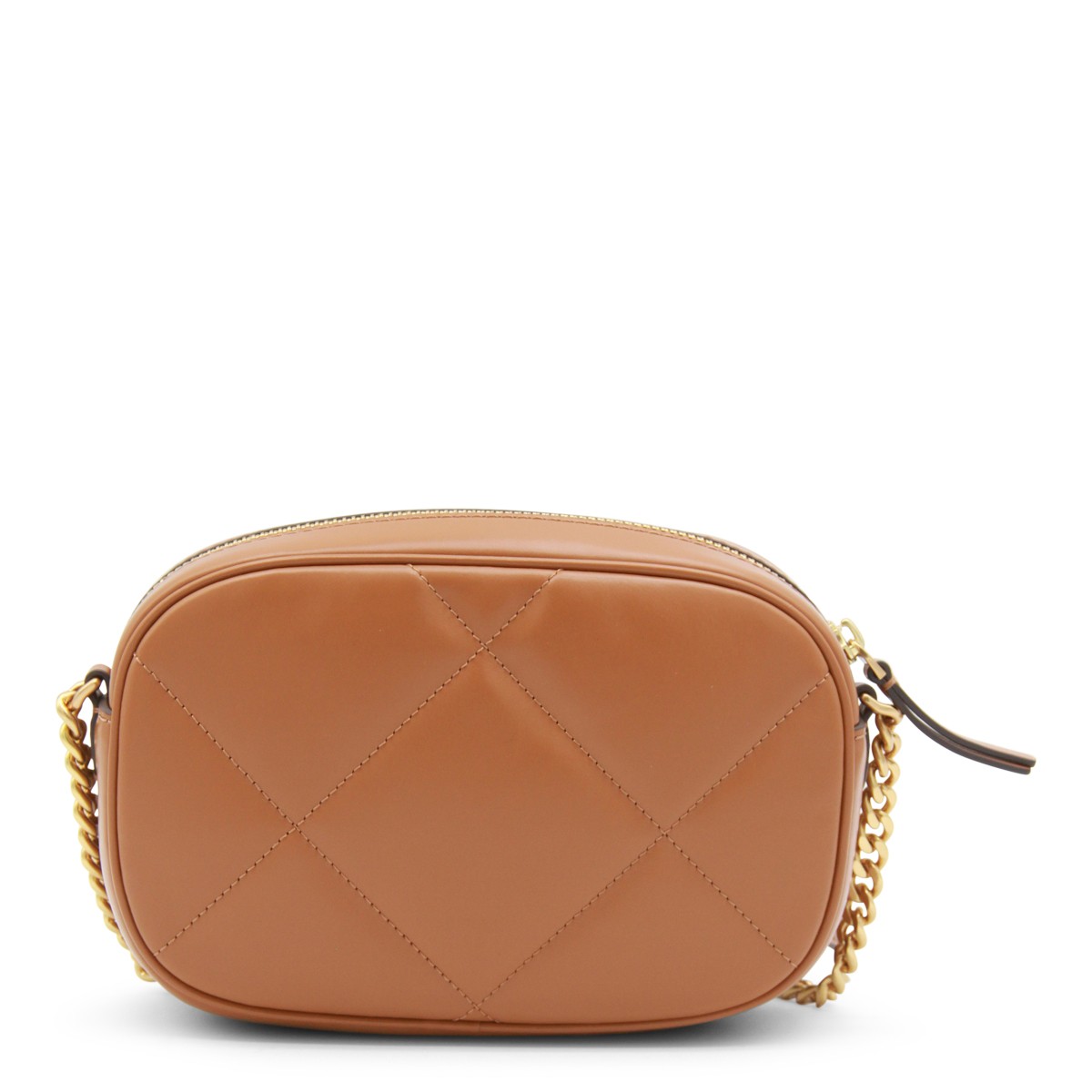 BROWN LEATHER SHOULDER BAG