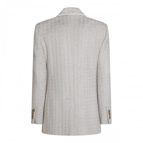 LIGHT GREY CASHMERE BLAZER