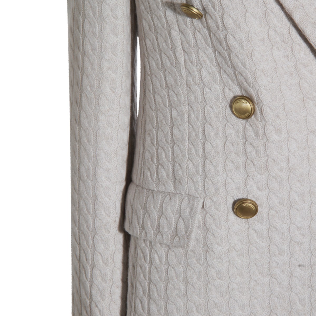 LIGHT GREY CASHMERE BLAZER LIGHT GREY CASHMERE BLAZER