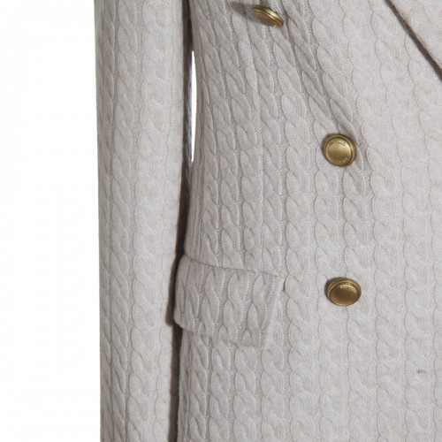 LIGHT GREY CASHMERE BLAZER