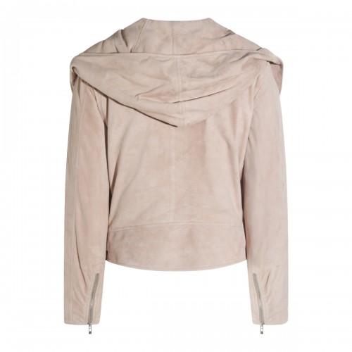 BEIGE LEATHER JACKET 2