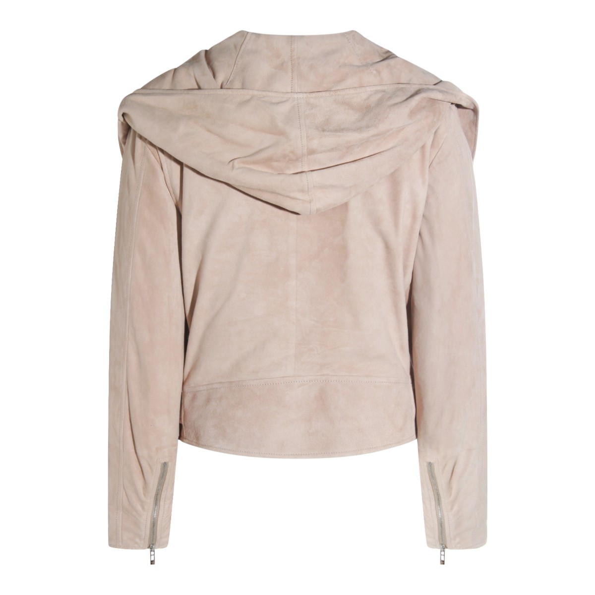 BEIGE LEATHER JACKET
