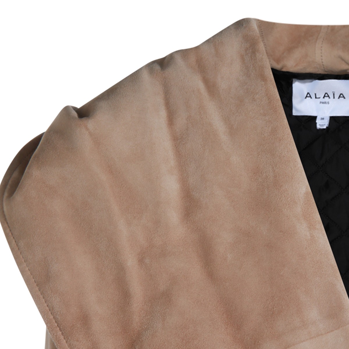 BEIGE LEATHER JACKET