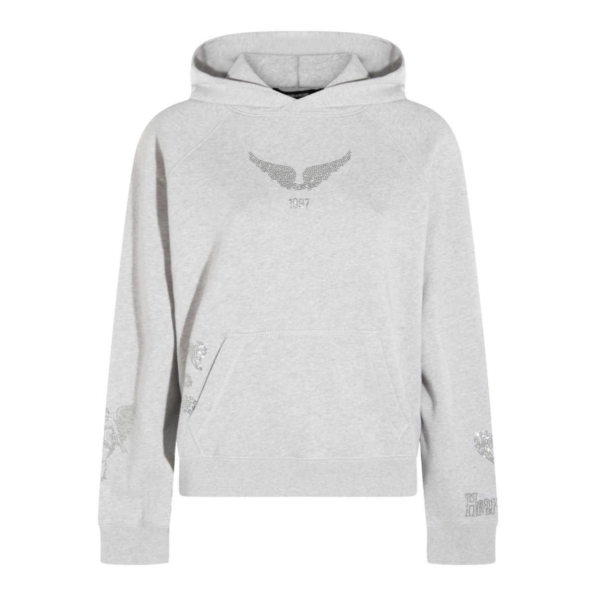 GREY COTTON SWEATSHIRT