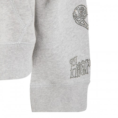 GREY COTTON SWEATSHIRT