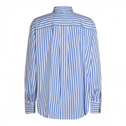 LIGHT BLUE AND WHITE COTTON SHIRT