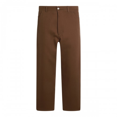 BROWN COTTON PANTS