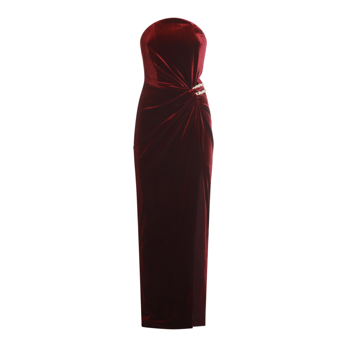 BURGUNDY DRESS