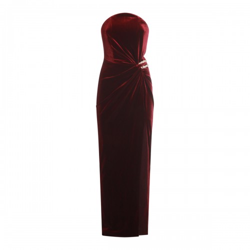 BURGUNDY DRESS