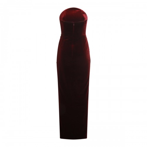 BURGUNDY DRESS