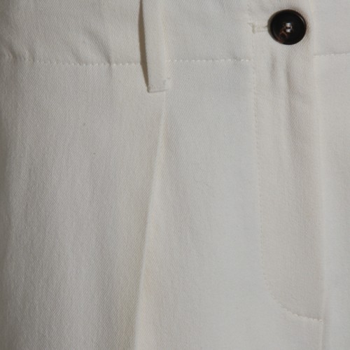 WHITE COTTON PANTS