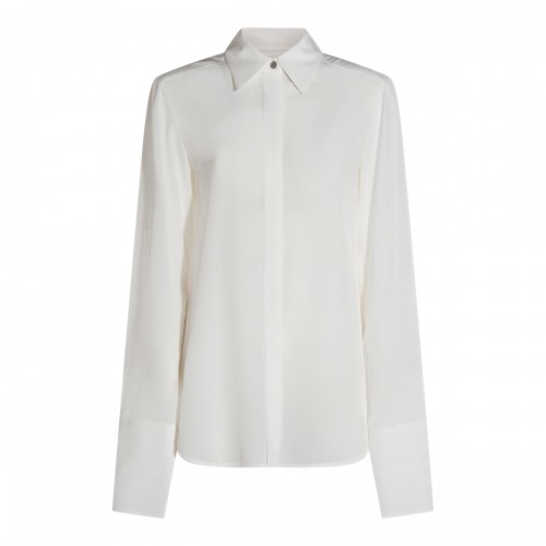 WHITE SILK CIRCOLO SHIRT