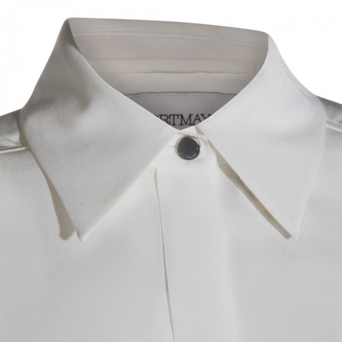 WHITE SILK CIRCOLO SHIRT