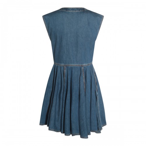 BLUE COTTON DRESS 2
