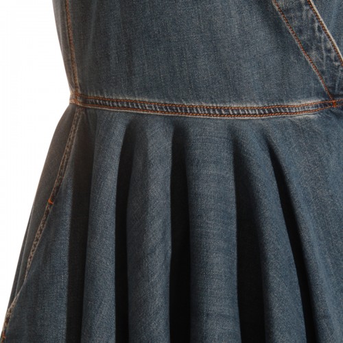 BLUE COTTON DRESS