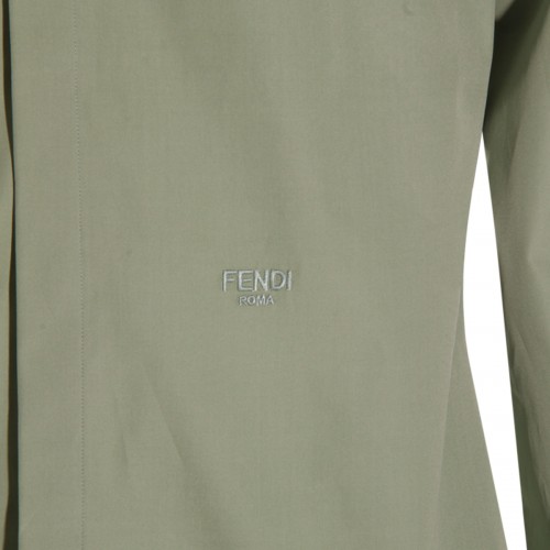 GREEN COTTON SHIRT