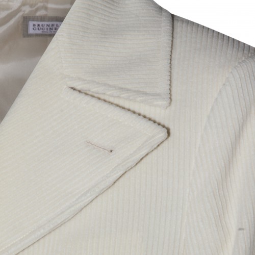 WHITE CASHMERE DOWN JACKET