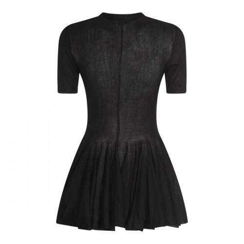 BLACK WOOL TOP