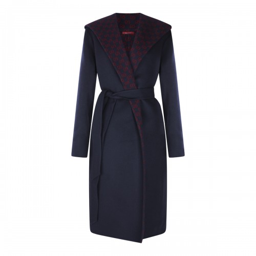 BLUE WOOL COAT