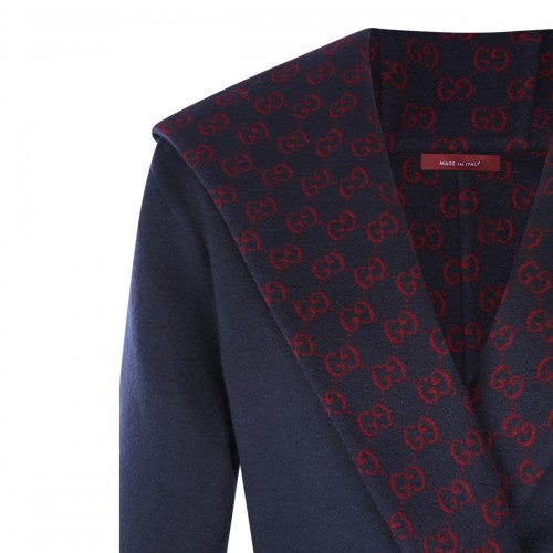 BLUE WOOL COAT