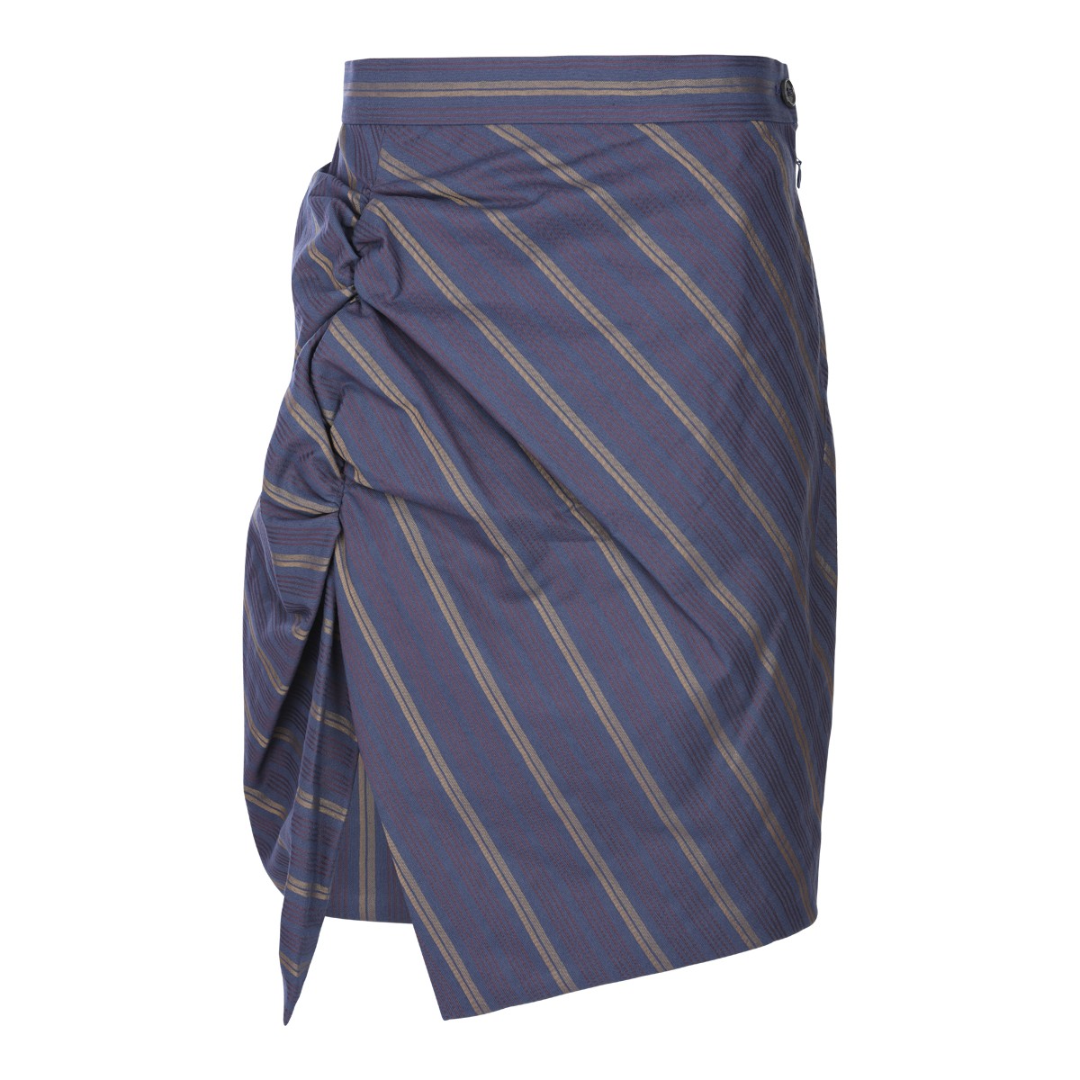 BLUE COTTON SKIRT