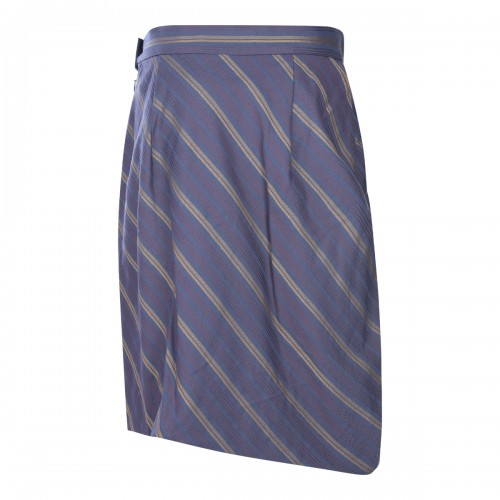 BLUE COTTON SKIRT