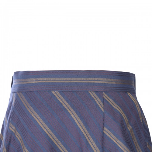 BLUE COTTON SKIRT