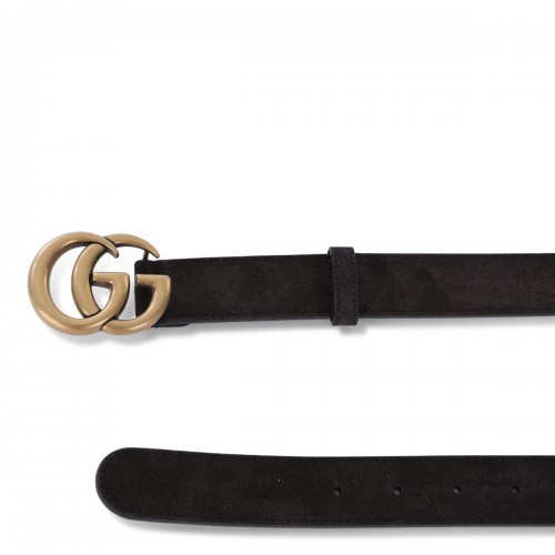 DARK BROWN LEATHER BELT