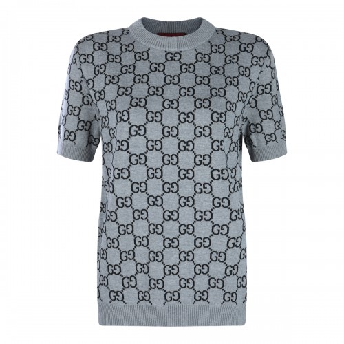 GREY AND BLACK WOOL KNITWEAR