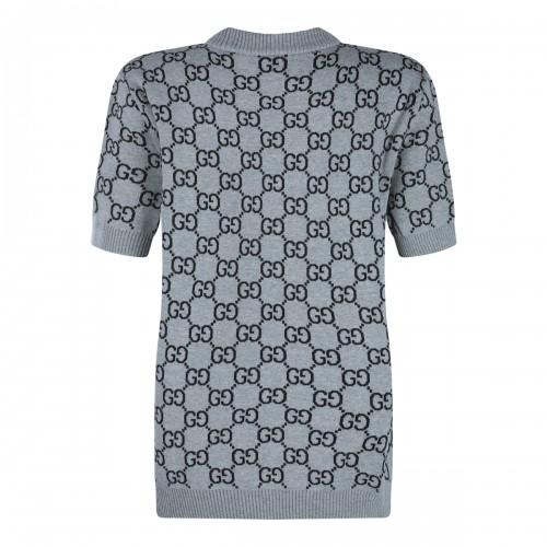 GREY AND BLACK WOOL KNITWEAR