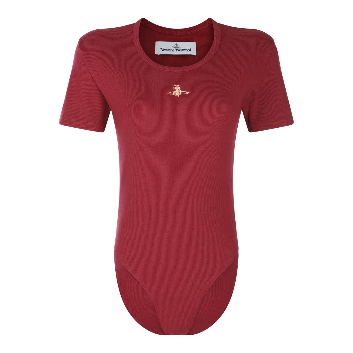 RED COTTON BODYSUIT