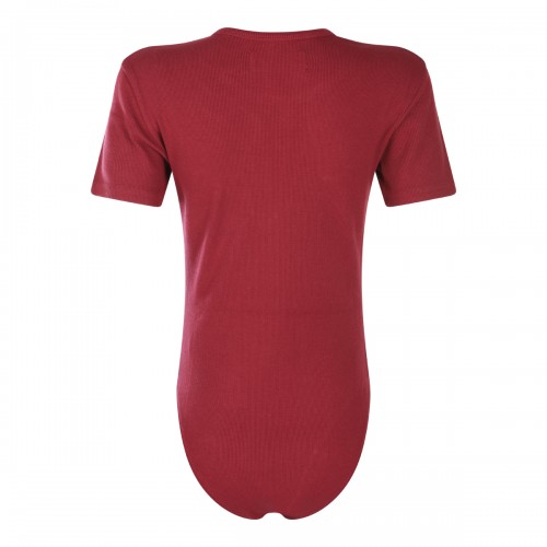 RED COTTON BODYSUIT