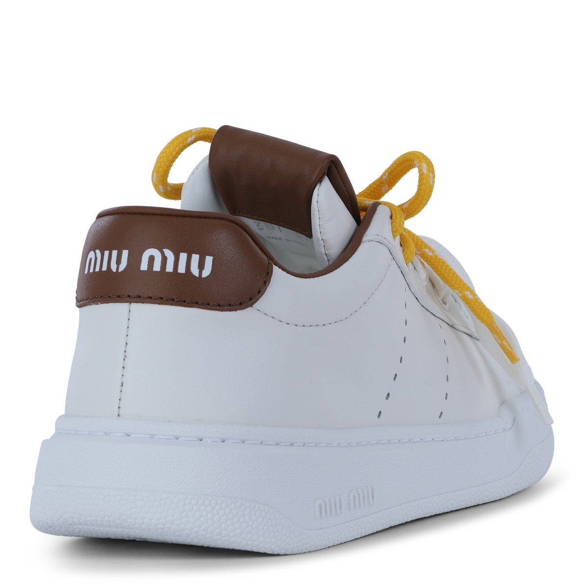 WHITE LEATHER SNEAKERS