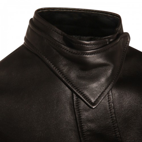 BLACK LEATHER JACKET