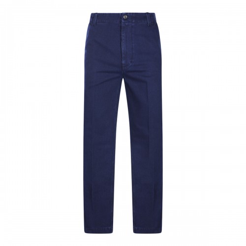NAVY COTTON PANTS