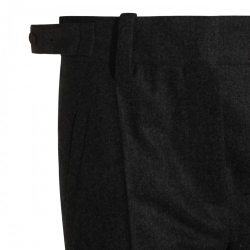 BLACK WOOL PANTS