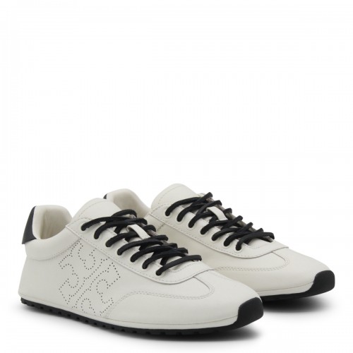 WHITE LEATHER SNEAKERS