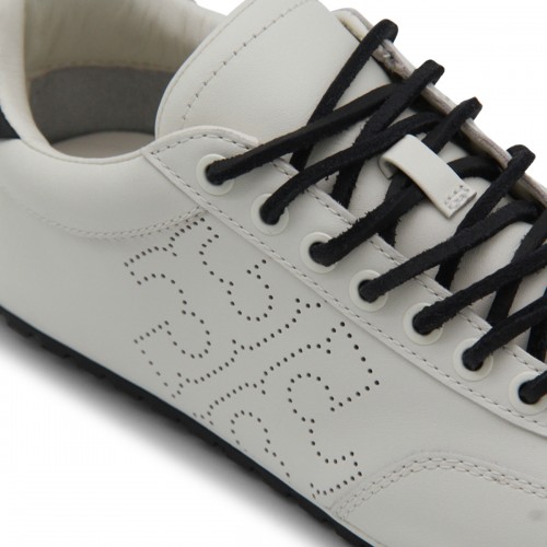 WHITE LEATHER SNEAKERS