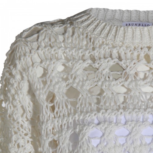 WHITE KNITWEAR