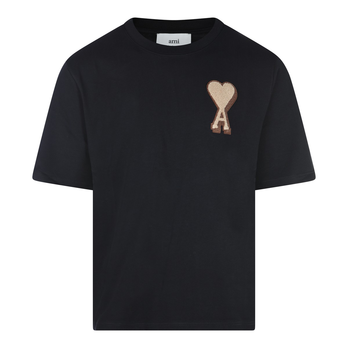 BLACK WOOL T-SHIRT