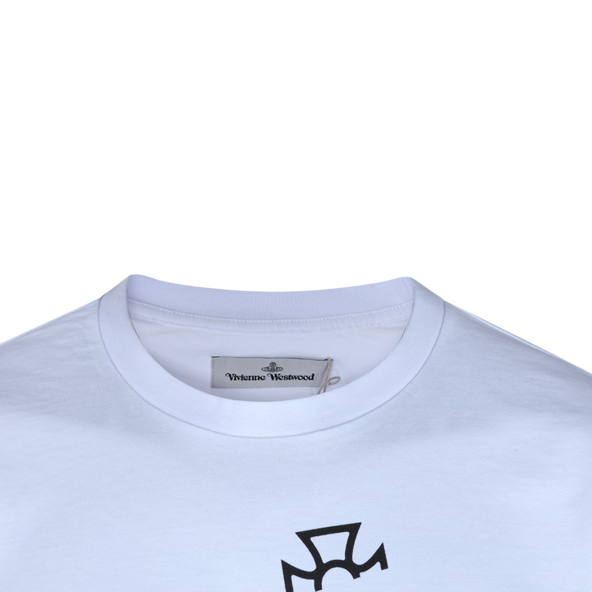 WHITE COTTON T-SHIRT